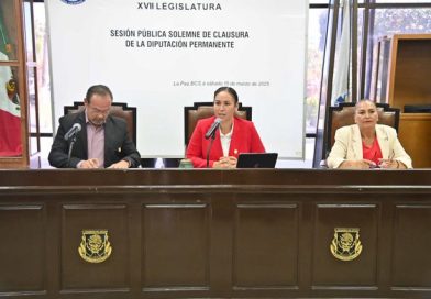 Rinde su informe la diputada Alondra Torres García.