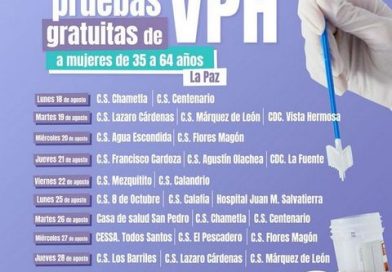 Impulsa Gobierno de BCS acciones de prevención contra el Virus del Papiloma Humano.